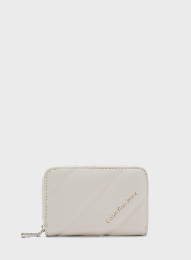 Quilted Zip Over Wallet