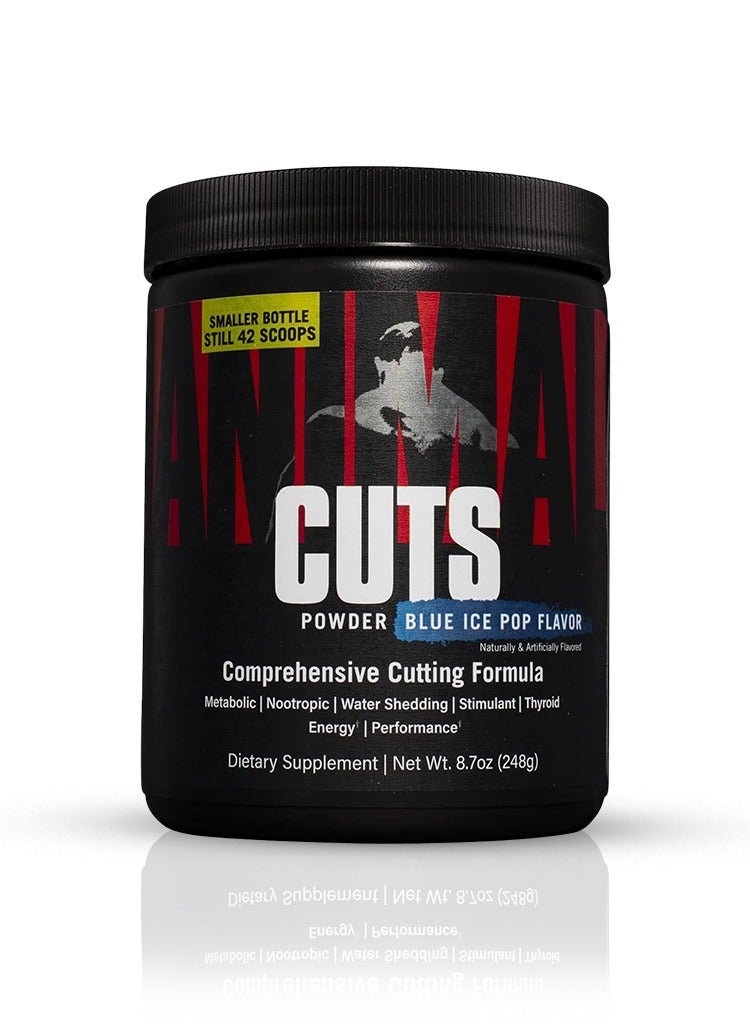 Animal Cuts - Powder, Blue Ice Pop Flavor, 250 g