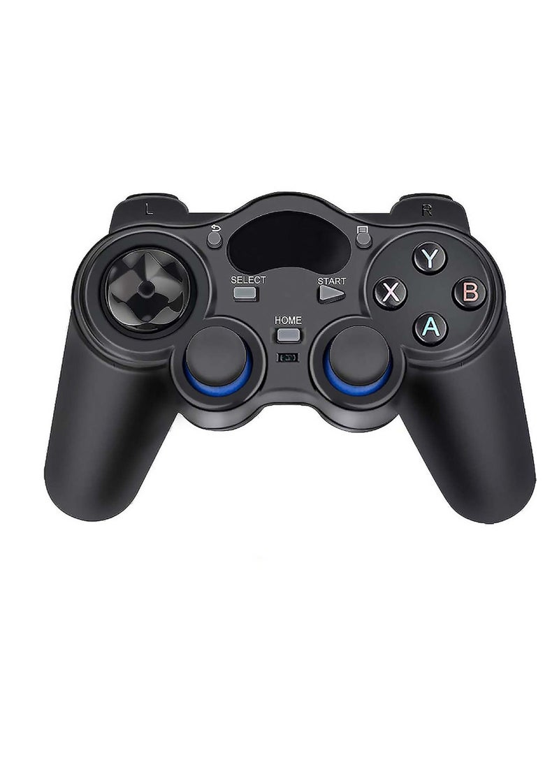 Gamepad, Gaming Controller Gamepad, for PC/Laptop Computer (Windows XP/7/8/10) & PS3 & Android & Steam, 12 Function Keys, Support 2 Handles (Black)