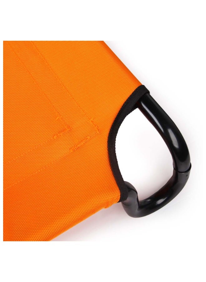 Outdoor Portable Elevated Pet Cot  Orange