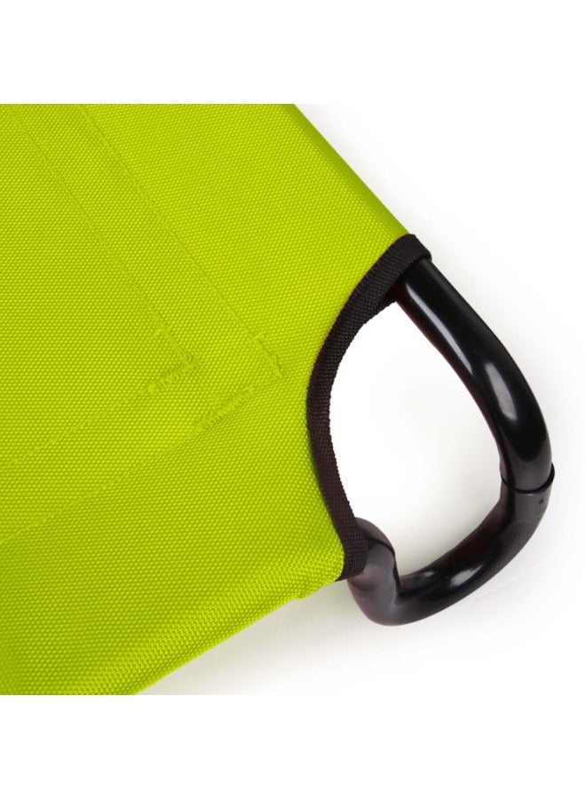 Outdoor Portable Elevated Pet Cot Green