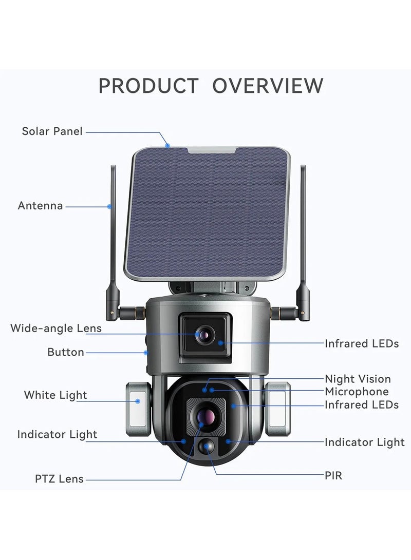 Ai DUAL WIFI/4G SOLAR CAMERA 4K-8MP