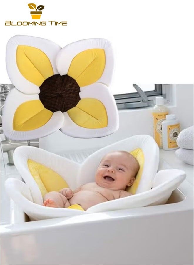 Baby petal bath mat, suitable for 0-6 months old baby