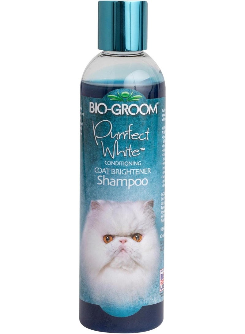 Bio Groom Purrfect White Conditioning Cat Shampoo 8OZ