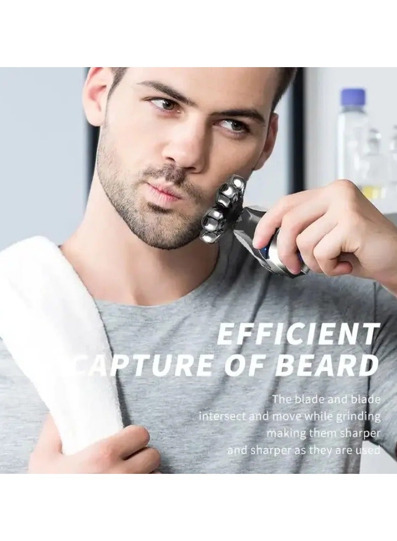 Seven-Head Haircut Shaving Artifact Men's Special Razor Multi-Function Electric Razor Head Machine