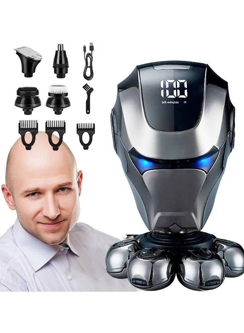 Seven-Head Haircut Shaving Artifact Men's Special Razor Multi-Function Electric Razor Head Machine