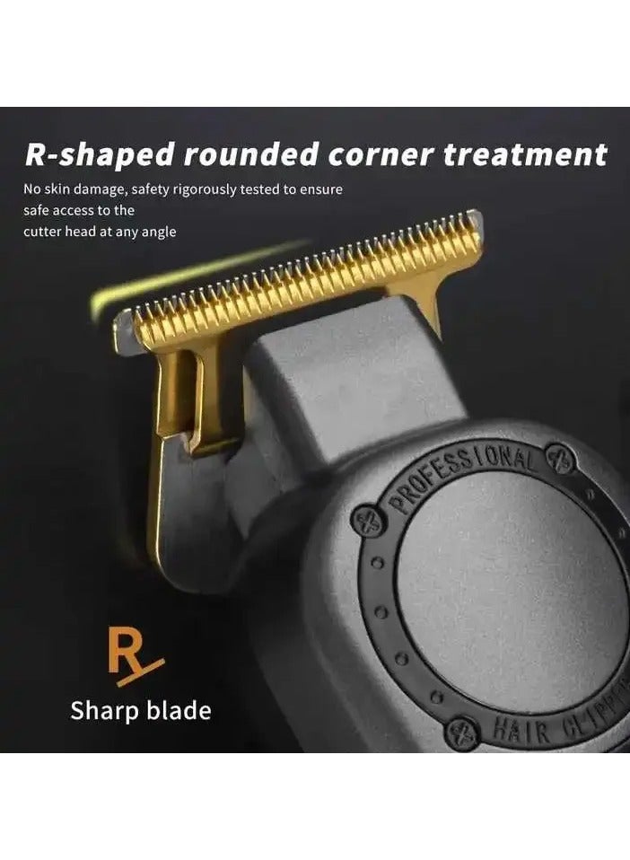 Rechargeable Cordless Hair Trimmer for Men Grooming Professional Electric Hair Clipper Beard Haircutting Machine Barber Shaver