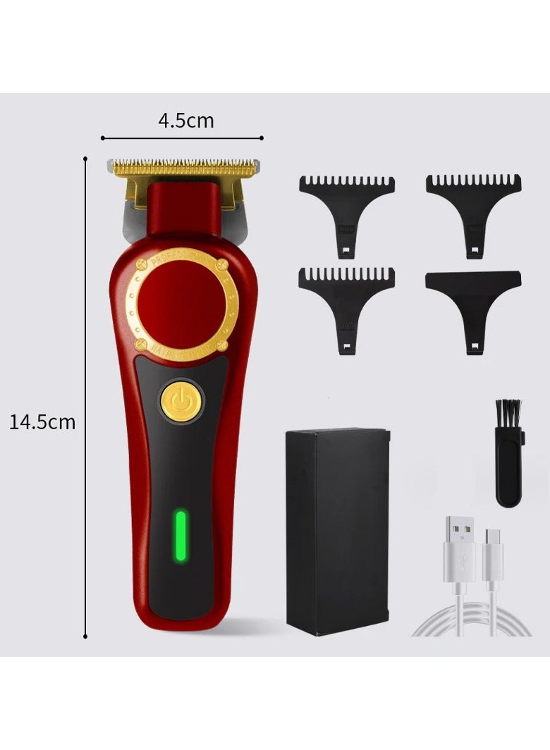 Rechargeable Cordless Hair Trimmer for Men Grooming Professional Electric Hair Clipper Beard Haircutting Machine Barber Shaver