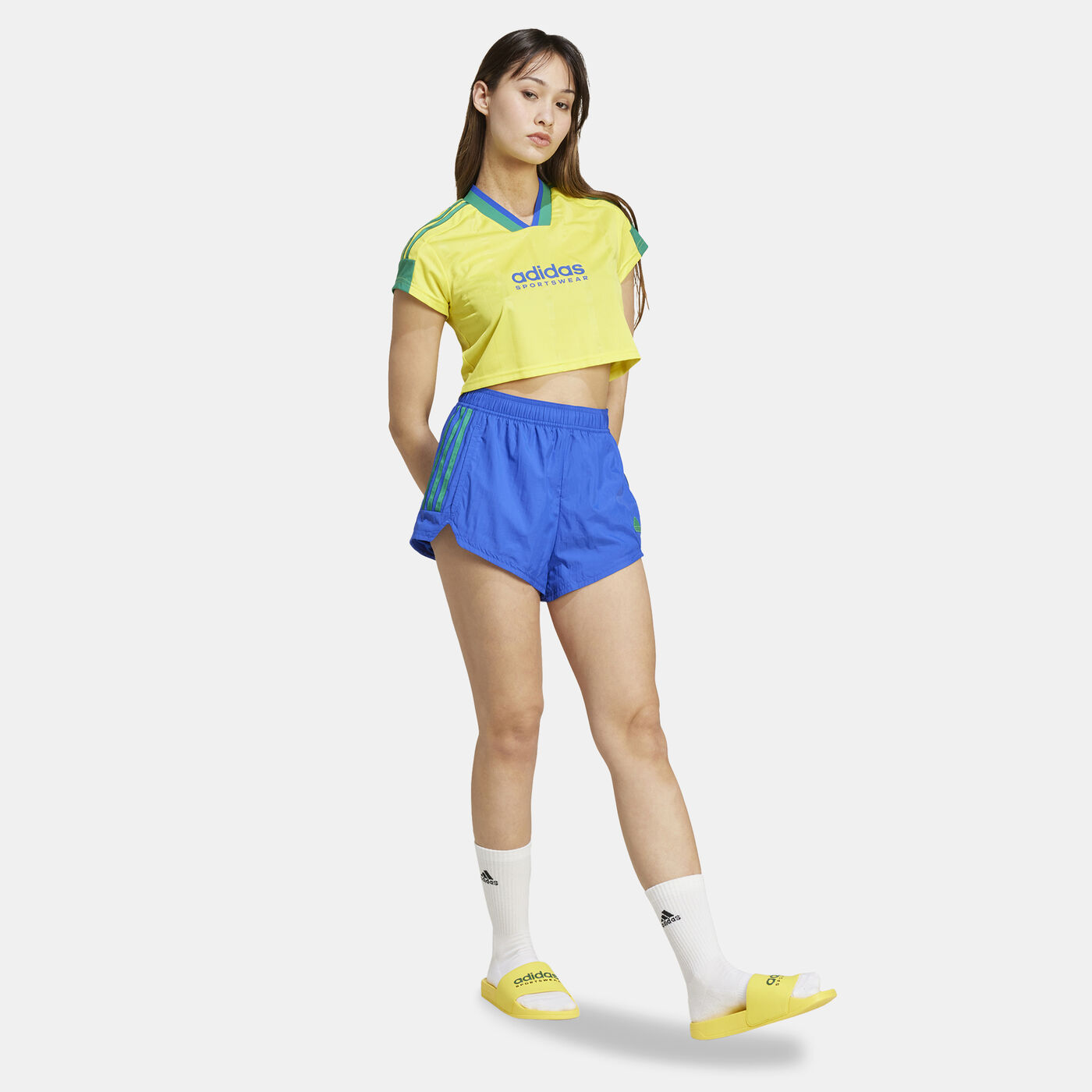 Women's Tiro Cut 3-Stripes Cropped Jersey