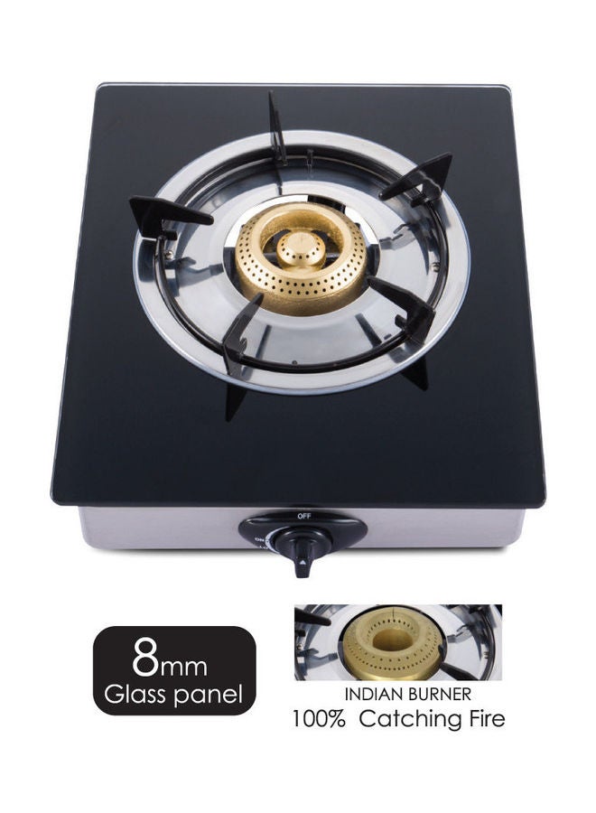 Glass Gas Stove 1 Burner With Fsd SF5112GC FSD BLACK Black