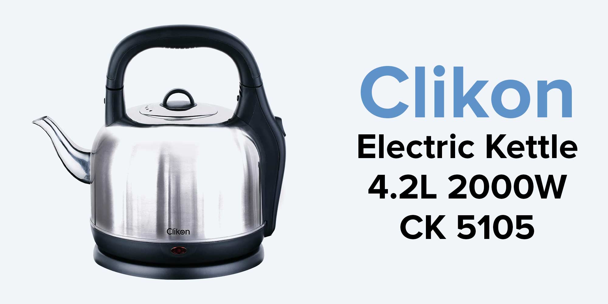 Electric Kettle 4.2 L 2000 W CK5105 Silver/Black