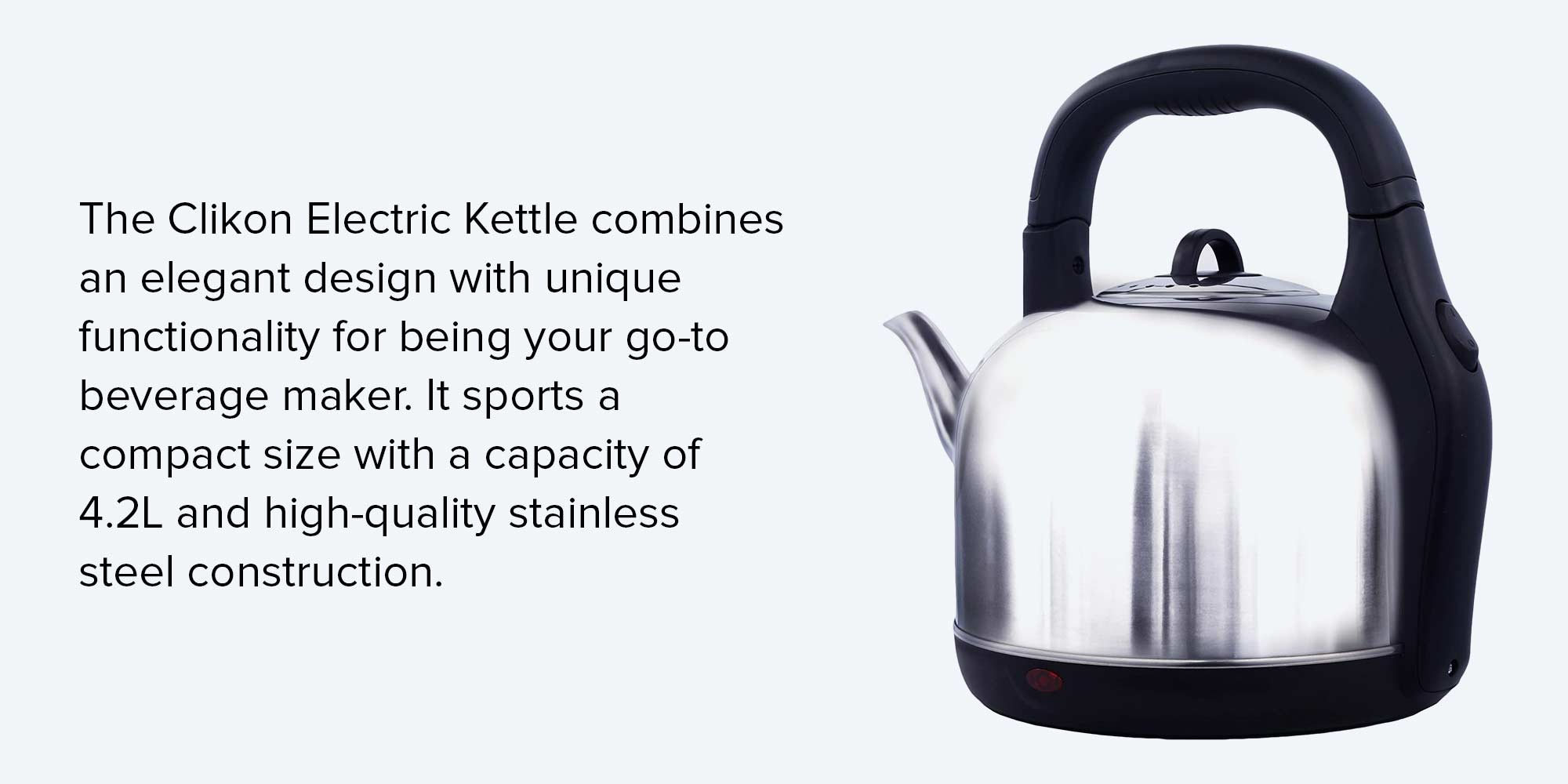 Electric Kettle 4.2 L 2000 W CK5105 Silver/Black