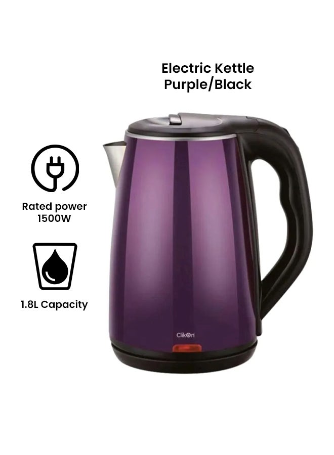 Electric Kettle 1.8 L 1500 W CK5127 Purple/Black