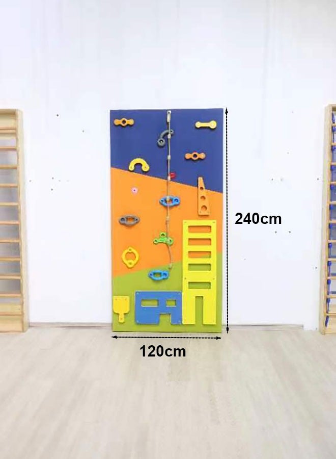 Moetry Fashion Design Children Indoor Play Equipment Soft Climbing Wall for Kids Sensory Room 120X240CM