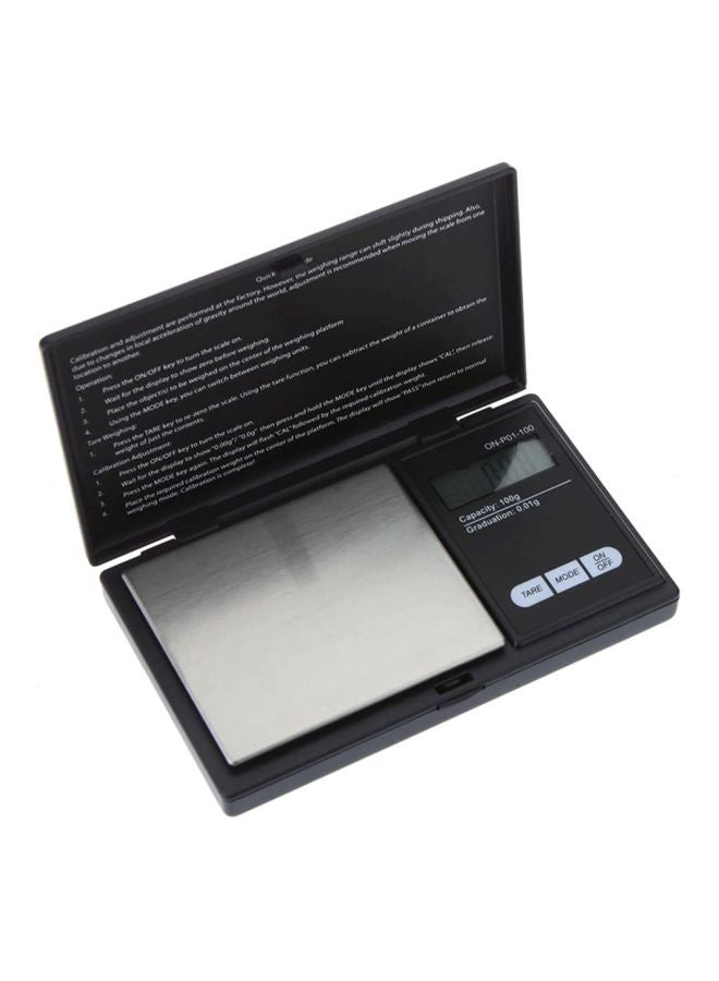 100g/0.01g LCD Digital Pocket Scale Jewelry Gold Gram Balance Weight Scale Black 191grams