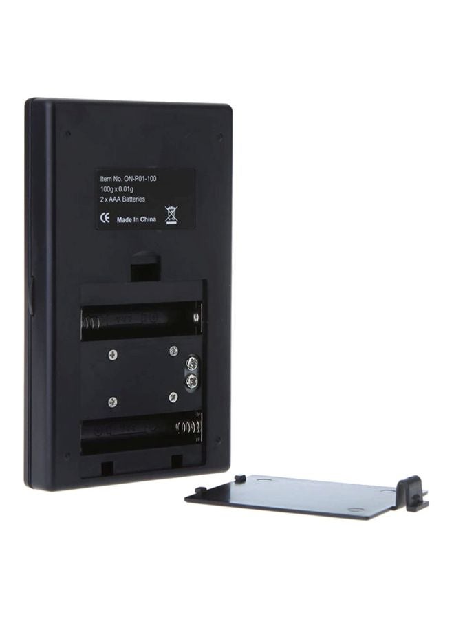 100g/0.01g LCD Digital Pocket Scale Jewelry Gold Gram Balance Weight Scale Black 191grams