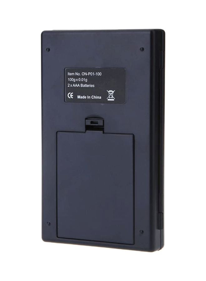 100g/0.01g LCD Digital Pocket Scale Jewelry Gold Gram Balance Weight Scale Black 191grams