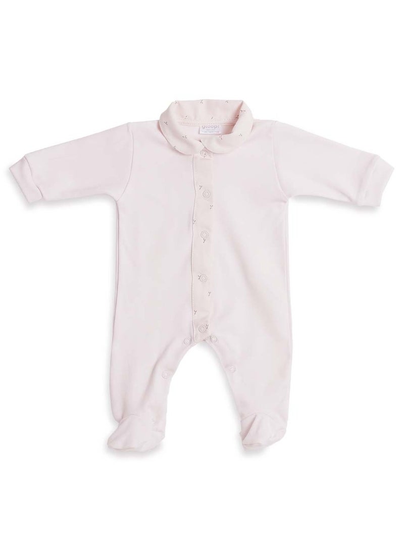 Gloop! Babygrow 1 month Blush Rose Summer