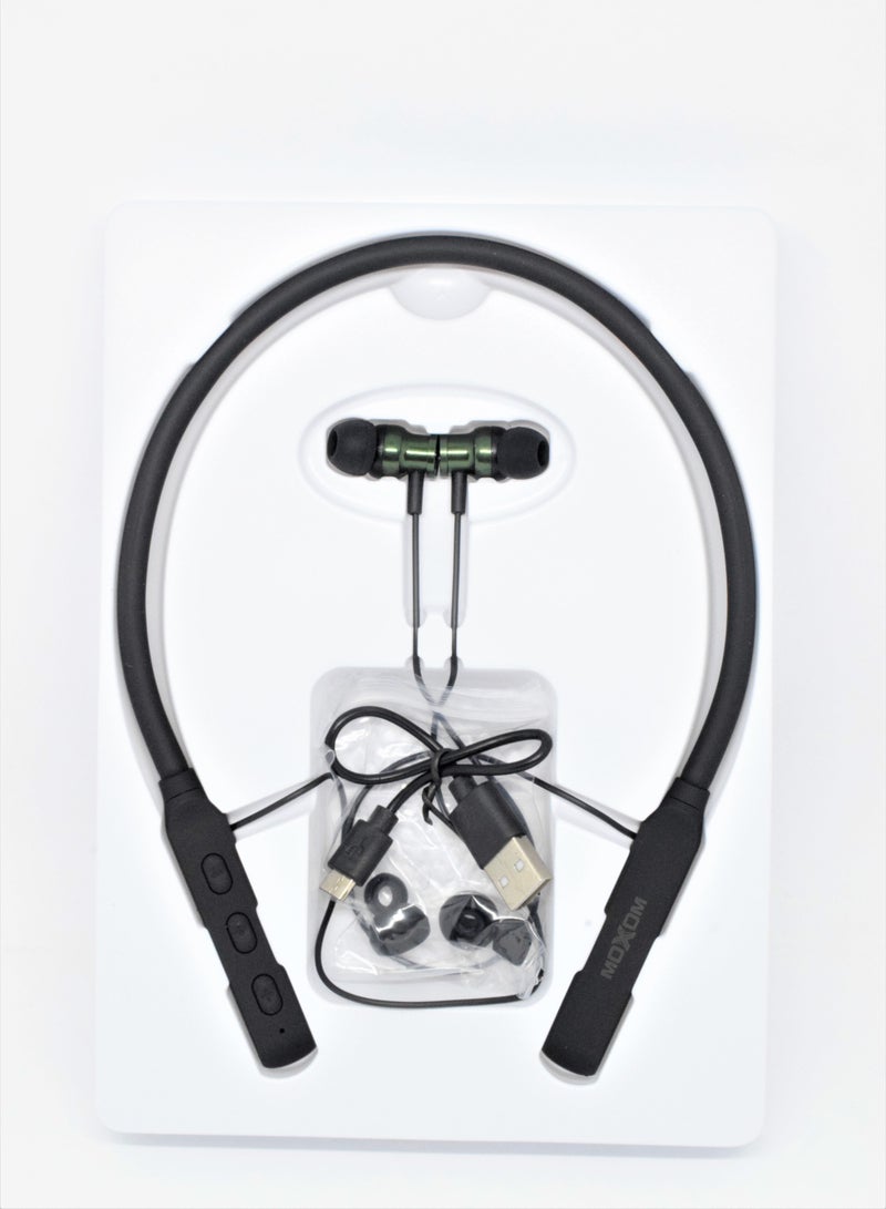 Level U Wireless Bluetooth Neck Headsets Collar Noise Cancelling Headphone