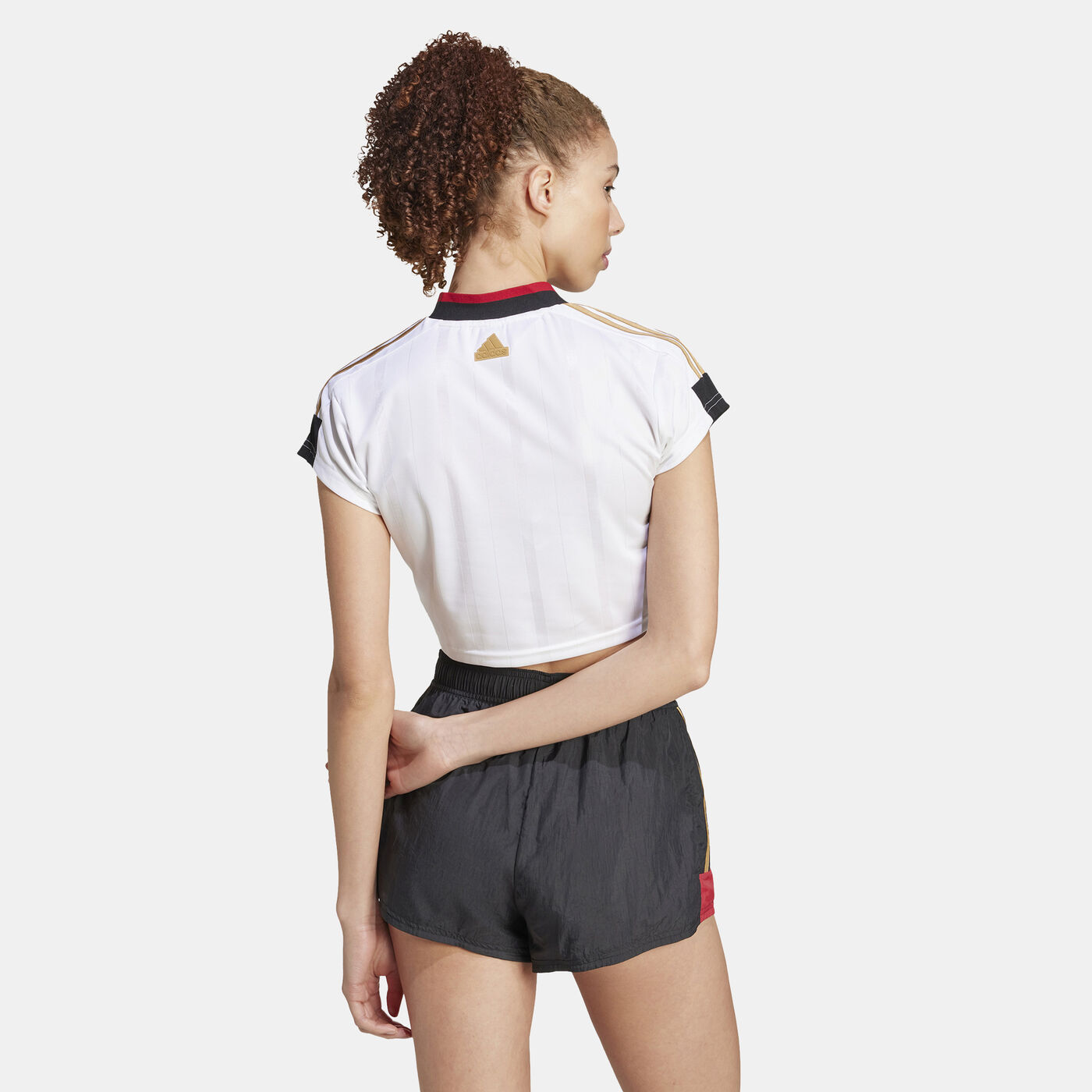 Women's Tiro Cut 3-Stripes Cropped Jersey