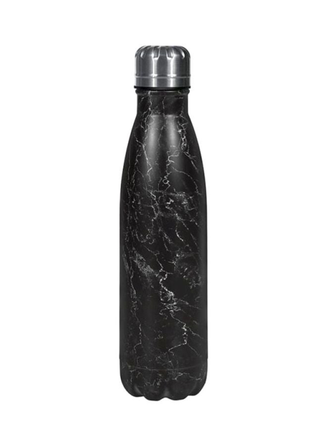 Double Wall Insulated Water Bottle Black/White