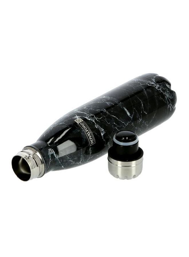 Double Wall Insulated Water Bottle Black/White
