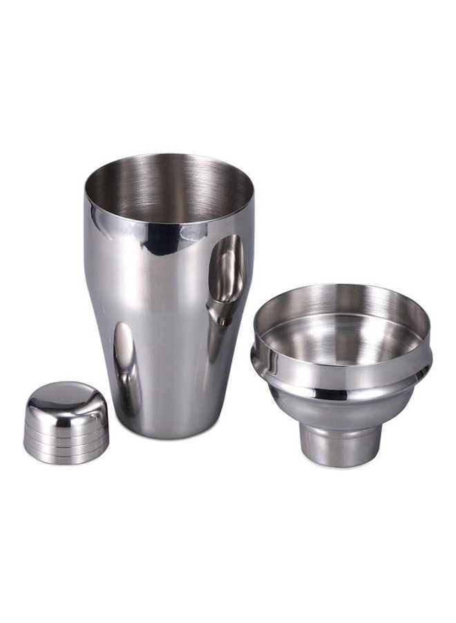 Stainless Steel Cocktail Shaker Silver