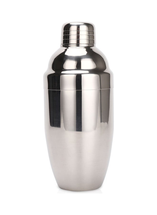 Stainless Steel Cocktail Shaker Silver