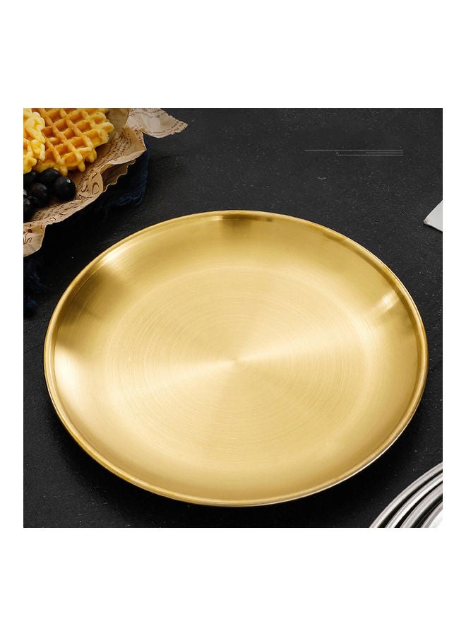 Round Sanding Tray Gold 14cm