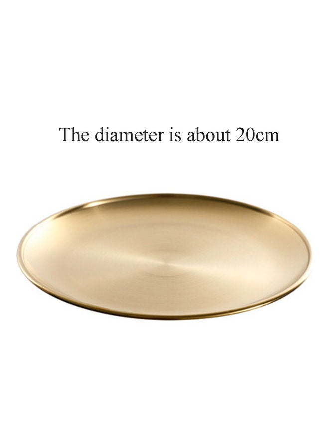 Round Sanding Tray Gold 20cm