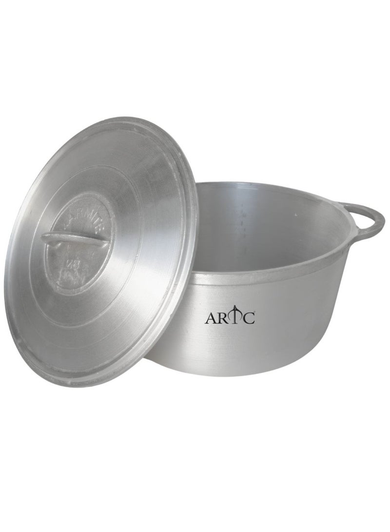 ARTC Premium Cast Iron Cookware And Die Cast Heavy Duty Cooking Pot Set Of 5 Pieces For Home-Use Hotels Kitchen Restaurant Outdoor And Camping