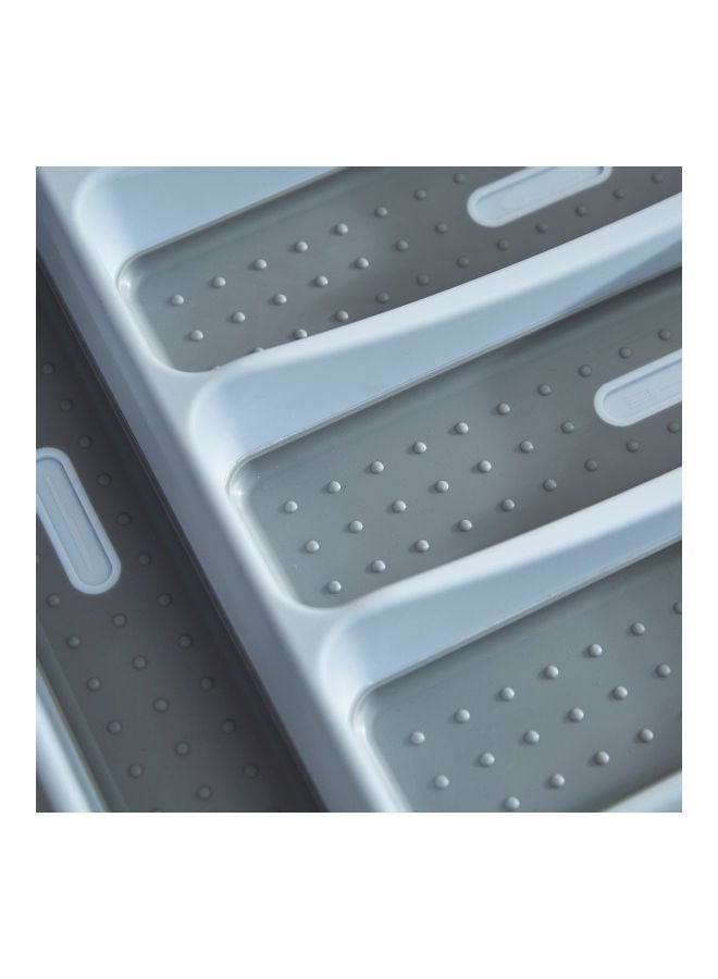 Omega Cutlery Tray White/Grey 32.5x29x4.5cm