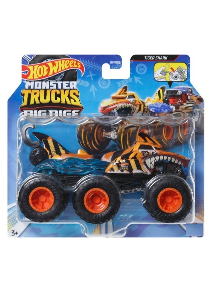 Hot Wheels Monster Trucks Big Rigs Scale 1:64 - 1 Piece Only, Assorted, Style May Vary