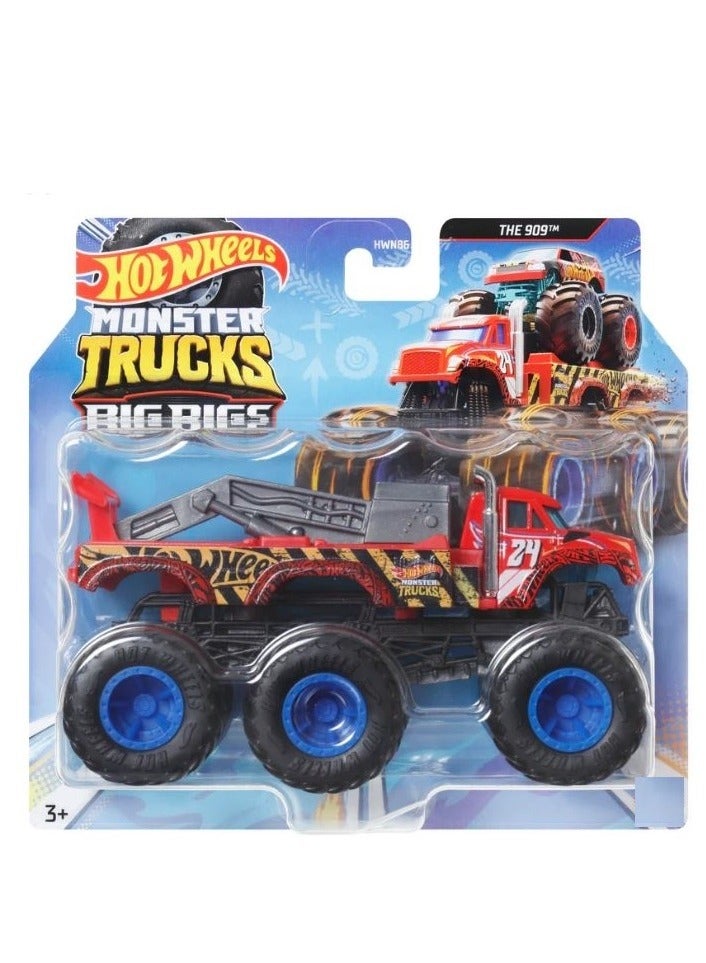 Hot Wheels Monster Trucks Big Rigs Scale 1:64 - 1 Piece Only, Assorted, Style May Vary