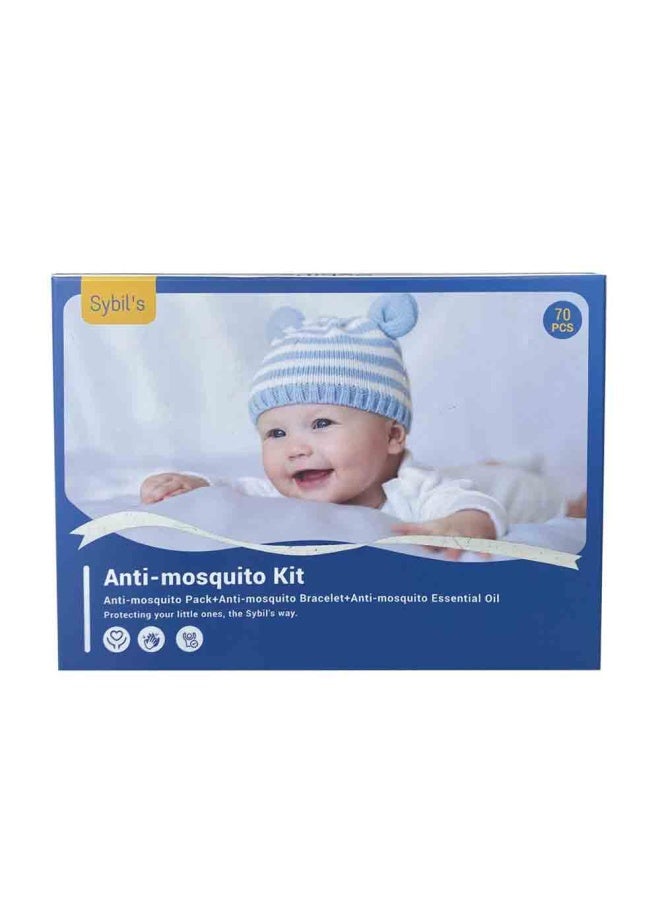 Sybil'S Comprehensive Anti Mosquito Kit For Kids Toddlers And Adults 70Pcs Set