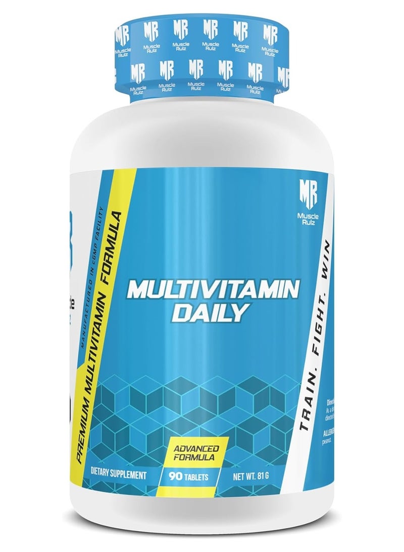 Muscle Rulz Multivitamin Daily 90 Tablets, 30 Serving