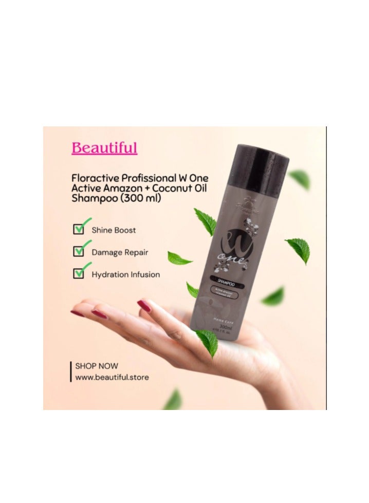 Floractive Professional W-One Home Care Hair Shampoo 300ml