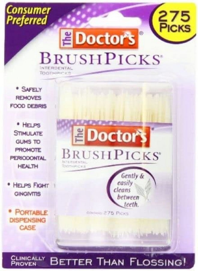 Brushpicks Interdental Toothpicks 275 Count (Pack Of 2)