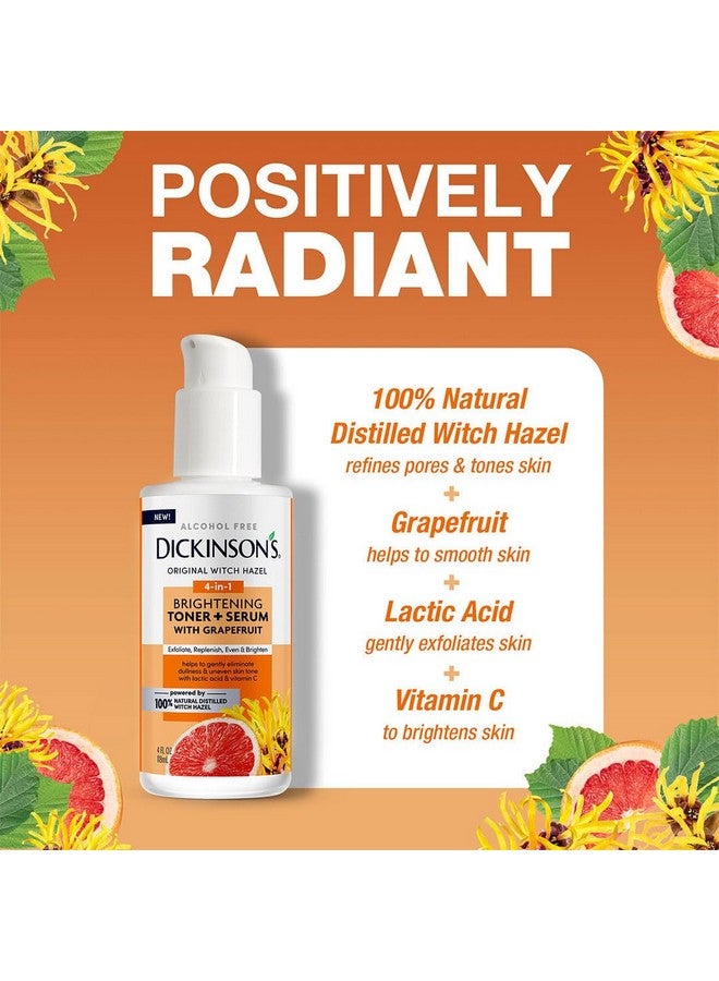 Witch Hazel Brightening Toner + Serum With Grapefruit