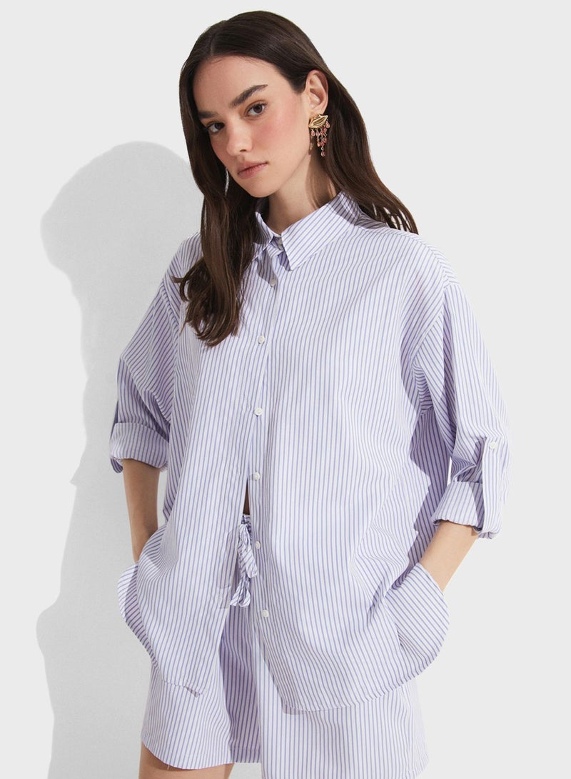 Striped Button Down Shirt