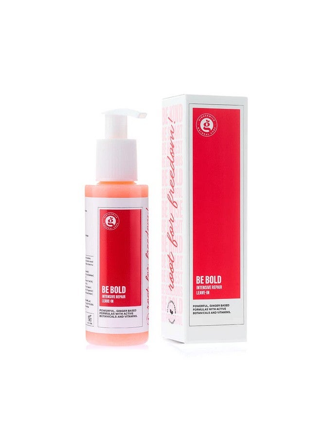 Ginger Milk Styling Cream For Intensive Repair Leavein For Dry Hair Damaged By Dyes Chemical Processes Blow Dryers And Hot Styling Tools Be Bold (4 Fl Oz.)