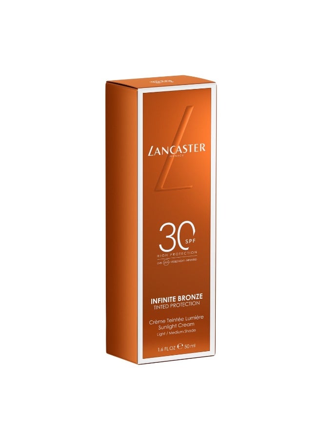 Infinite Bronze Tinted Sunlight Protection Cream Spf30 Light/Medium Shade, 50Ml