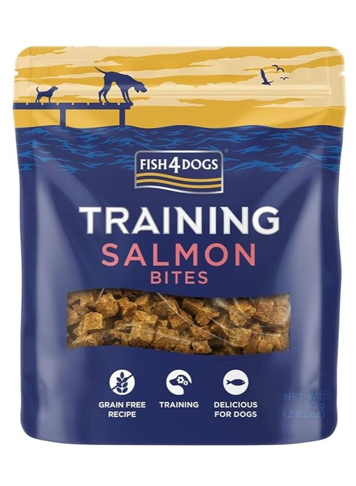 Fish4Dogs Training Salmon Bites Dog Treats 80g