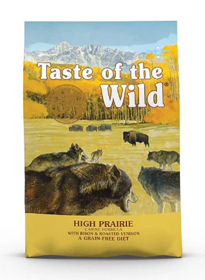 Taste Of The Wild High Prairie Canine Recipe With Roasted Bison & Roasted Venison Dry Food For Adult Dog 2kg