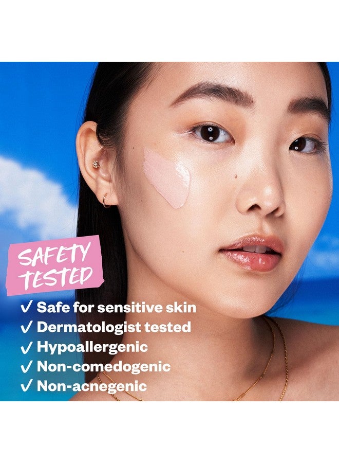 Dreambeam Mineral Sunscreen Spf 40 Smooth Liquid Sun Protection For Face Lightweight Makeup Base With Hyaluronic Acid Ceramides & Peptides Subtle Radiant Finish 40 Ml