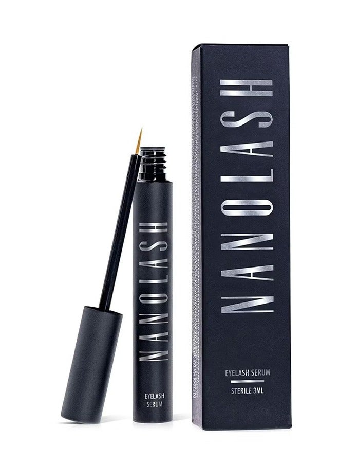 Eyelash Serum, Eyelash Growth Serum Conditioner for Enhanced Long Luscious Eyelashes and Eyebrows, Stimulate Eyelash Growth, Safe and Without Adverse Reactions, Sterile 3ML