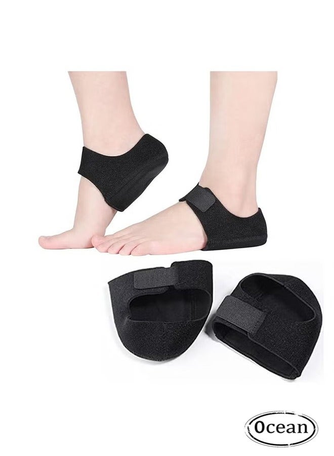 Plantar Fasciitis Socks with Arch Support Heel Protector for Plantar Fasciitis and Heel Pain Relief, Achilles Tendinitis, Dry Cracked Heels, Cushioned Heel Cups for Men & Women, 1 Pair