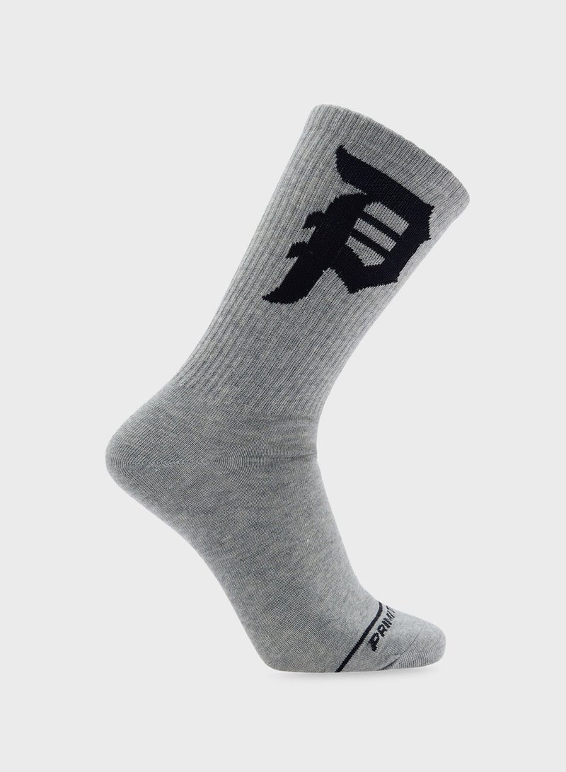 3 Pack Dirty P Crew Socks