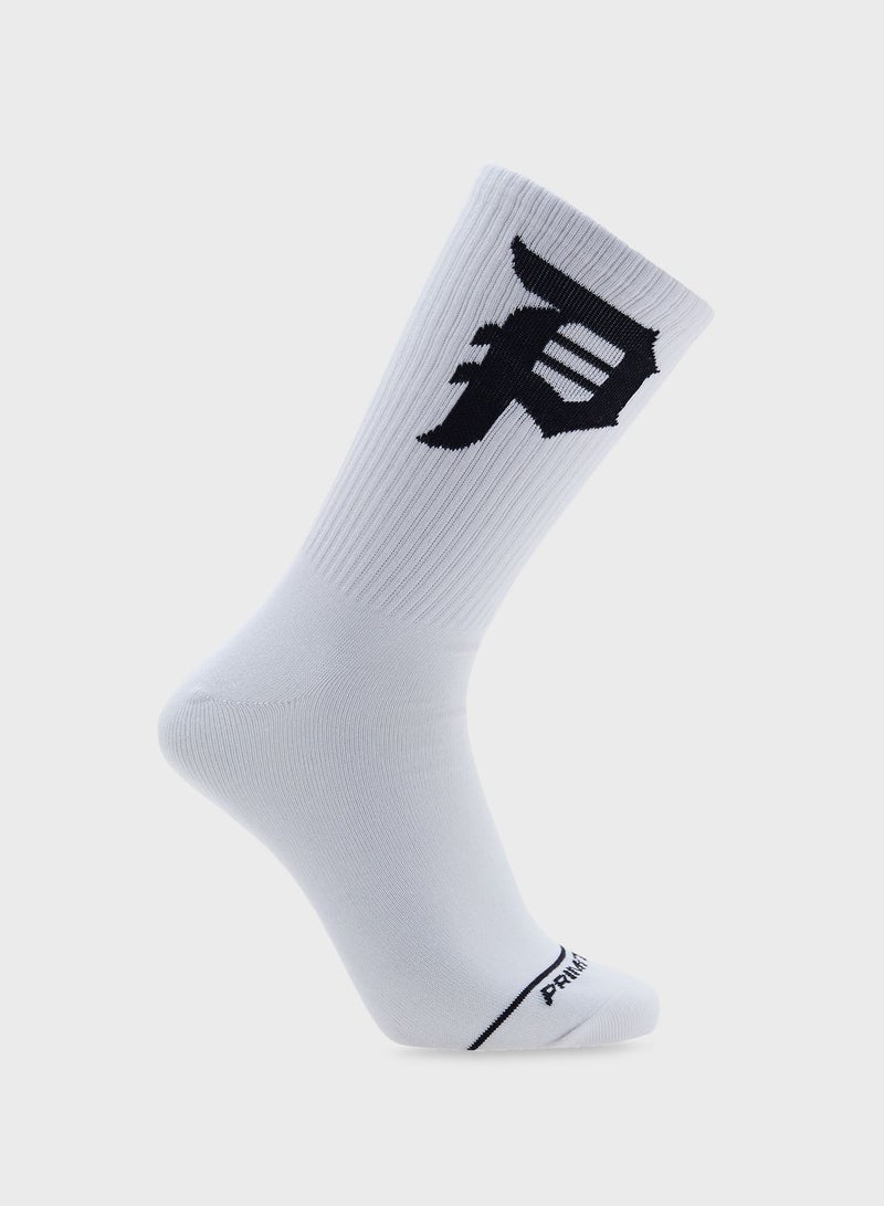 3 Pack Dirty P Crew Socks