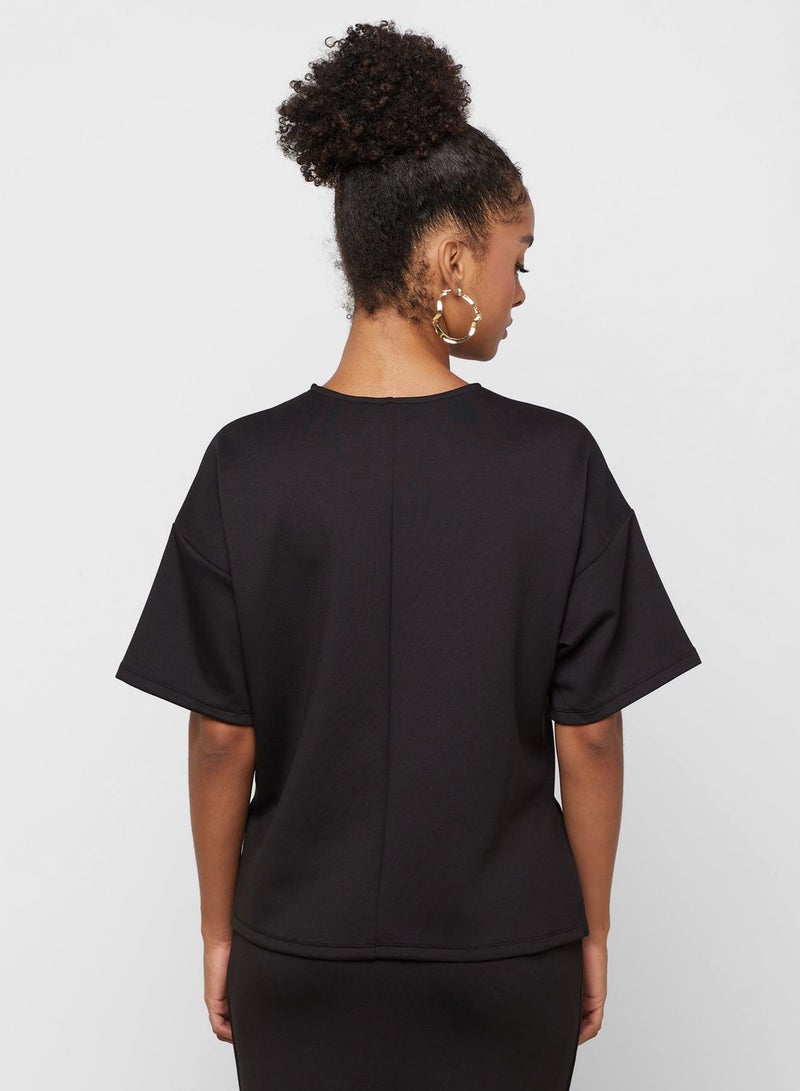 Essential Short Sleeve Crew Neck Top